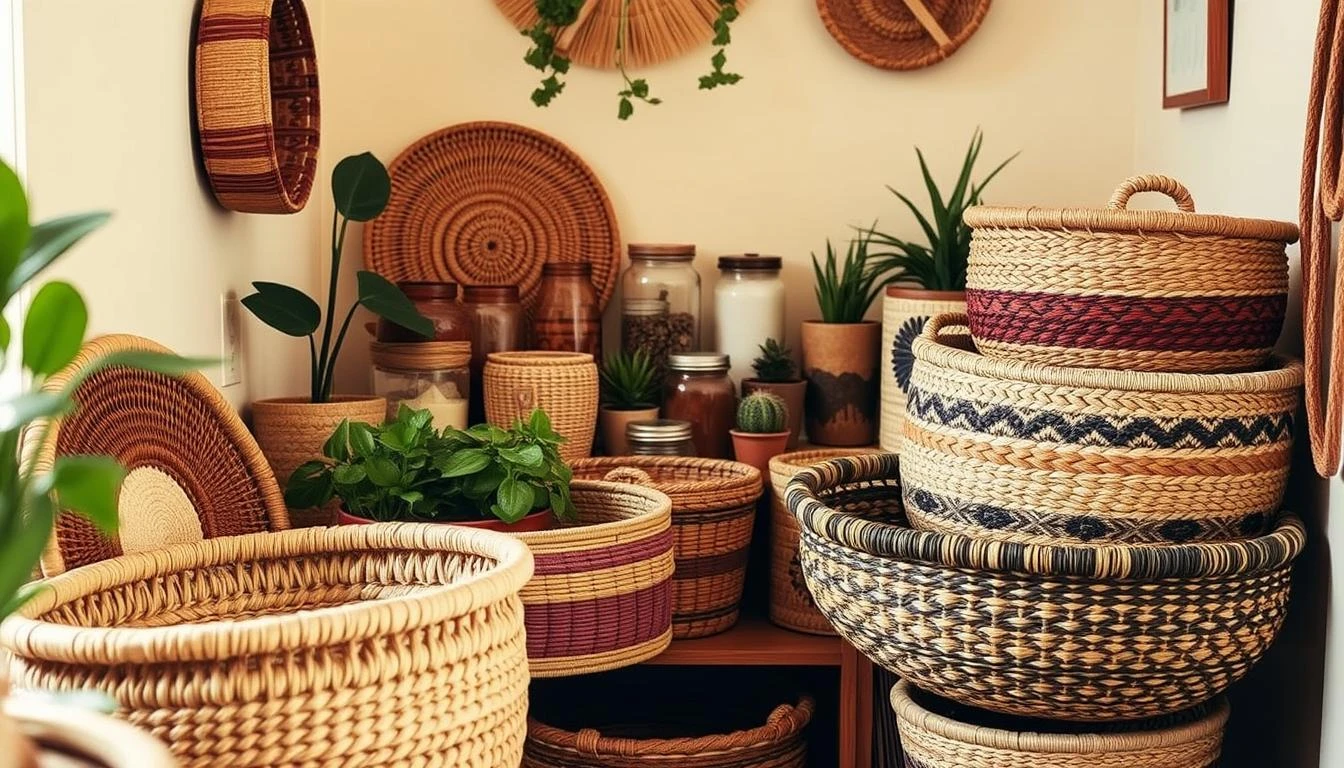 Read more about the article Boho Storage: Chic & Functional Baskets