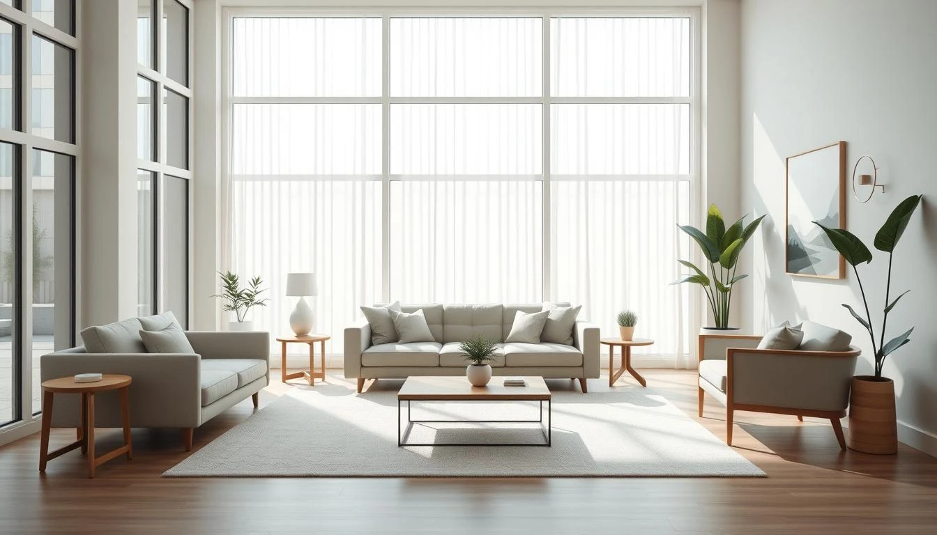 calming spaces minimalist color