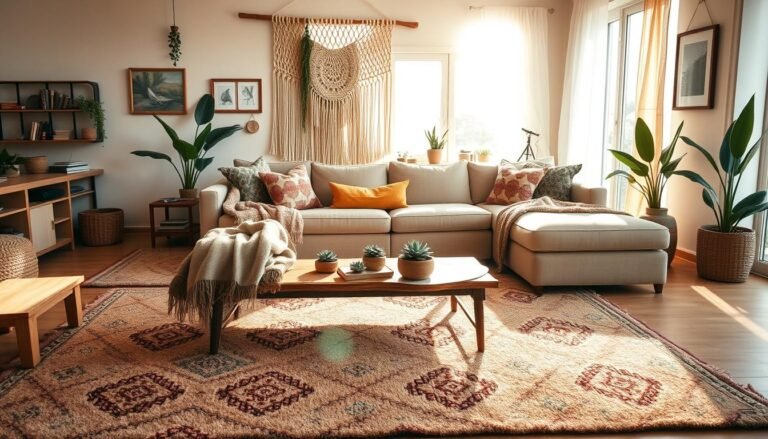 8 Boho Living Room Ideas with Texture and Soul